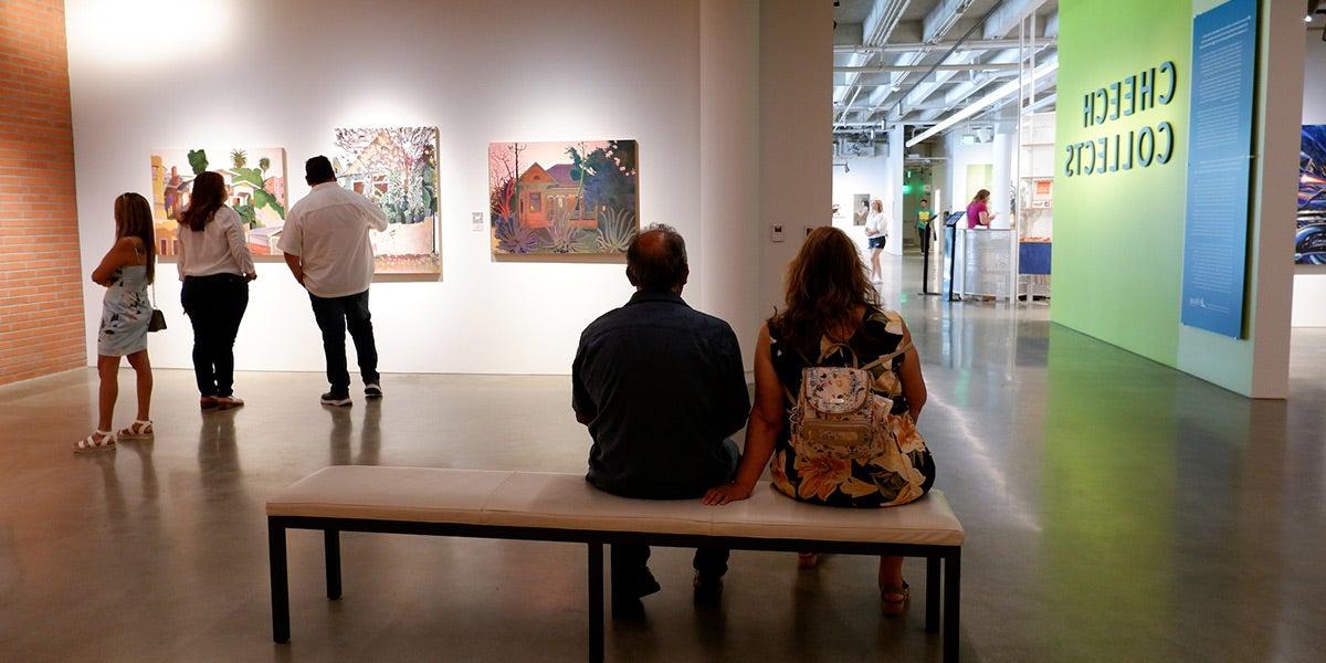 Interior of The Cheech Marin Center for Chicano Art and Culture